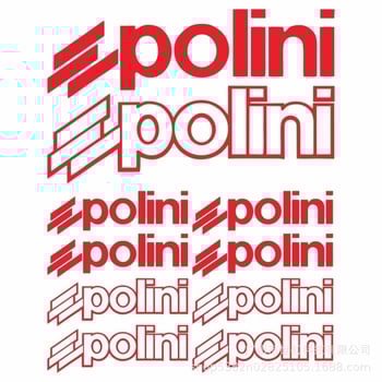 10 radošu Polini automašīnu uzlīmju, motociklu uzlīmju, PVC uzlīmju komplekts, grafiskas, ūdensizturīgas un saules aizsargas.