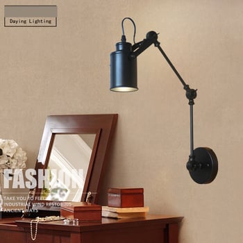 Sepistatud rauast seinalamp LOFT retro-industriaalses stiilis valgustab söögituba, magamistuba, tagaseina, esikut, rõdu ja kohvikut.