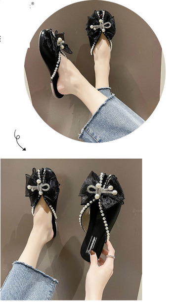 Naiste suvised sandaalid lameda tallaga, sobivad õues kandmiseks, rannariided, stiil 2022, kikilips, võrkkangas, pärlmutter, moodne uus disain pitsiga.