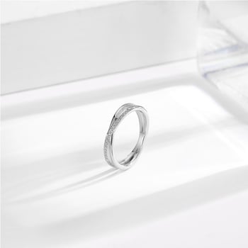 Naiste titaanterasest sõrmus ristatud kõrvarõngastega Jaapani ja Korea stiilis, ainulaadne disain, tipptasemel roostevabast terasest sõrmus, moodne aksessuaar.