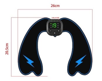 Enimmüüdud EMS kõhumassaažiseade üle piiride, mikroelektriline lihasstimulaator, fitnessmassaaži seadmed, oranž kõhulihaste plaaster