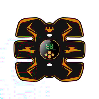 Enimmüüdud EMS kõhumassaažiseade üle piiride, mikroelektriline lihasstimulaator, fitnessmassaaži seadmed, oranž kõhulihaste plaaster