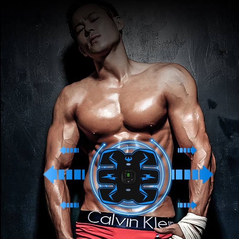 Enimmüüdud EMS kõhumassaažiseade üle piiride, mikroelektriline lihasstimulaator, fitnessmassaaži seadmed, oranž kõhulihaste plaaster