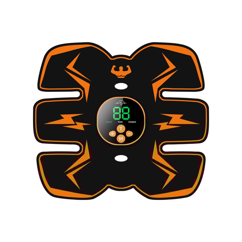 Enimmüüdud EMS kõhumassaažiseade üle piiride, mikroelektriline lihasstimulaator, fitnessmassaaži seadmed, oranž kõhulihaste plaaster