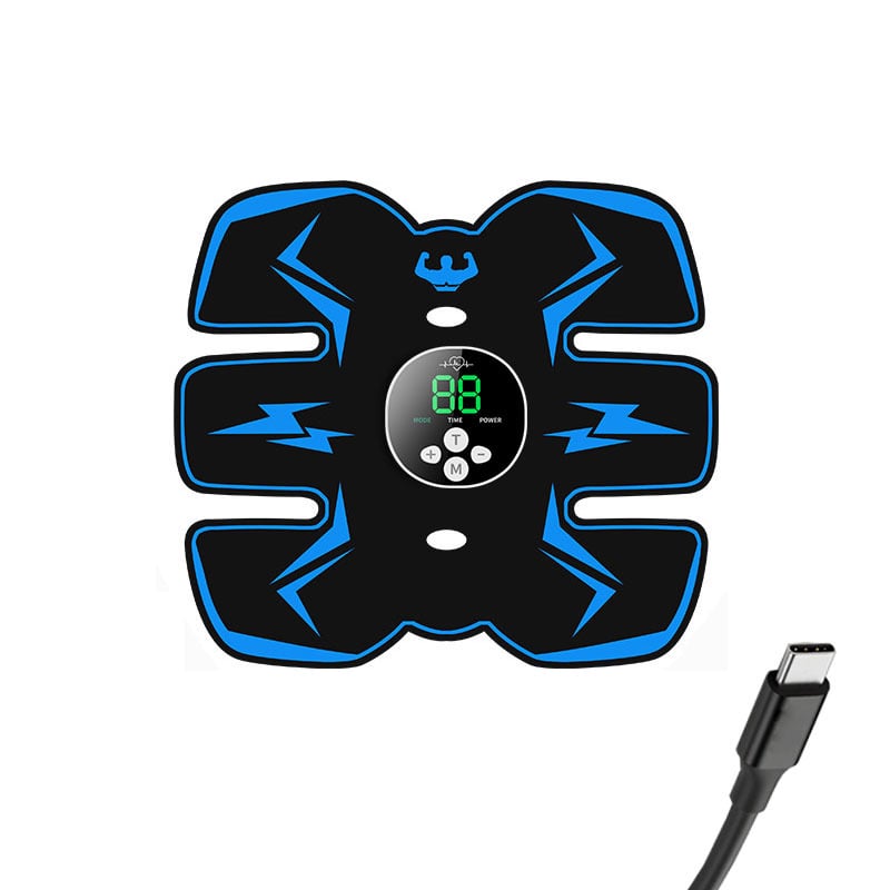 Enimmüüdud EMS kõhumassaažiseade üle piiride, mikroelektriline lihasstimulaator, fitnessmassaaži seadmed, oranž kõhulihaste plaaster