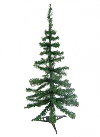 Коледна елха, Тип Бор, Пластмасова,Зелена, 35 см