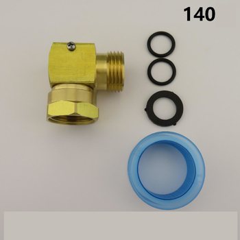 Aiavooliku pöörlev küünarnukiühendus, 90 kraadi, messingist terasest toruliitmik, vooliku paindekaitse