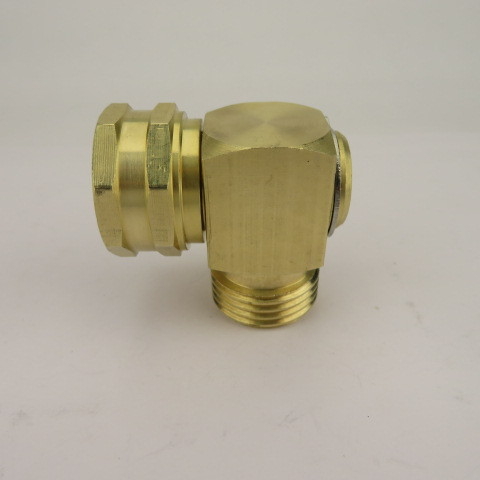 Aiavooliku pöörlev küünarnukiühendus, 90 kraadi, messingist terasest toruliitmik, vooliku paindekaitse