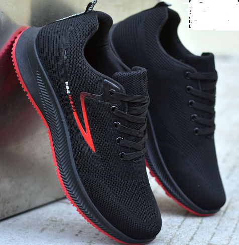 Férfi tornacipő színes felirattal