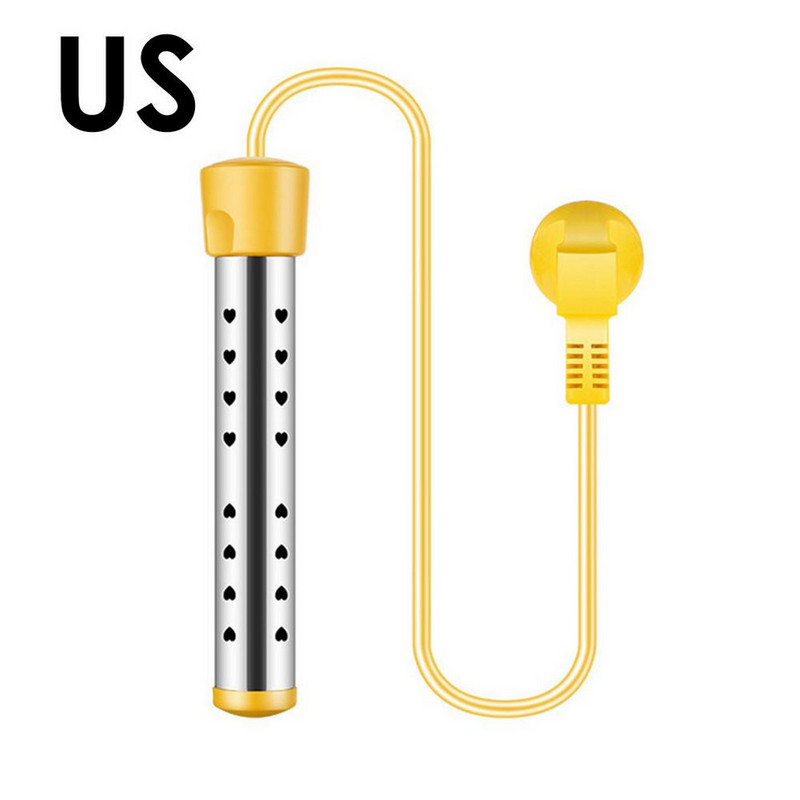 1500 W elektrinis panardinamasis šildytuvas, kibiras vandens šildytuvas, panardinamas kibiro šildytuvas su automatiniu išjungimu sušildo 5 galonus vandens per minutę