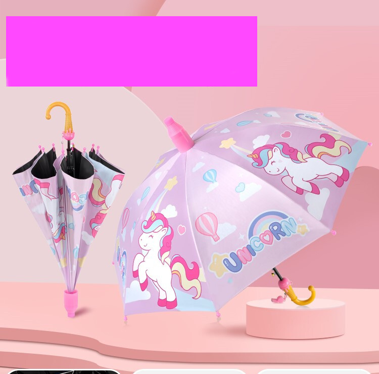 Dječji kišobran Jednorog Prozirni kišobrani Dječji laserski kišobran Slatka crtana Alpaka Djevojčica Kišobrani Sakura Dropshipping