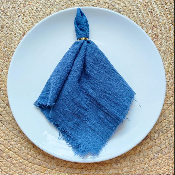 10 τμχ Γαμήλια 100% βαμβακερή λευκή πετσέτα χαρτοπετσέτας φίλοι μουσελίνα ιβουάρ πετσέτα τσαγιού χειροποίητες υφασμάτινες χαρτοπετσέτες από γάζα