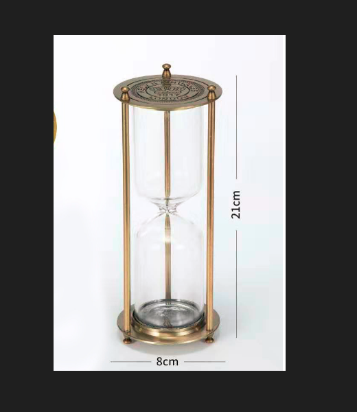 Üveg homokóra homokszivárgó palack Vintage antik stílusú ajándék dekoratív dísz otthoni irodai dolgozóasztalhoz