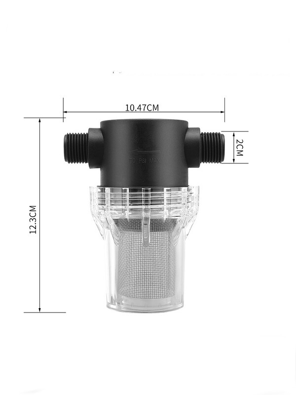 1/2 3/4 hüvelykes kerti öntözés 40 mesh szűrő Mezőgazdaság öntözőtömlő szűrő Vízcső gyorscsatlakozó autómosó vízszivattyú