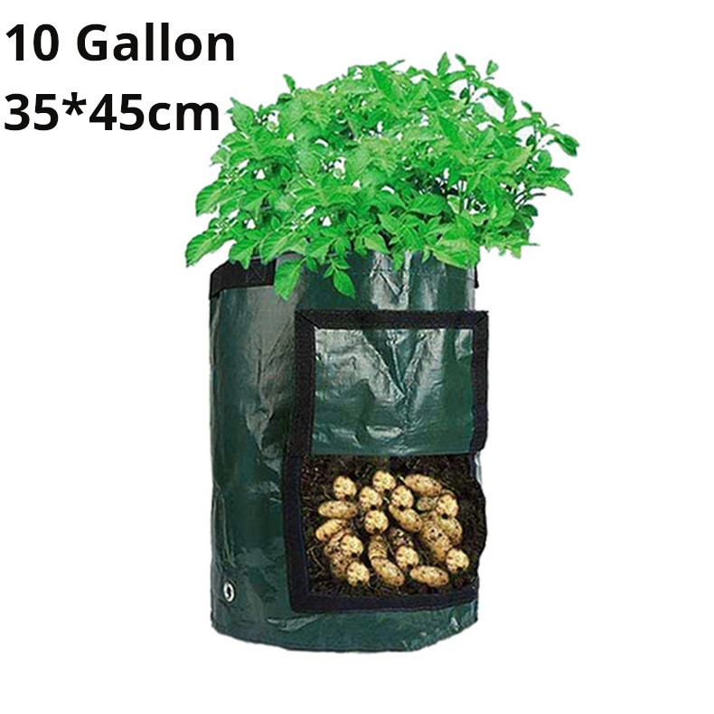 Kartulikasvatuskonteinerite kott Köögivilja terrass Tomatikott Istutusmasin Aiandus Paks istutuspott Vastupidavad seemned Aiatööriistad