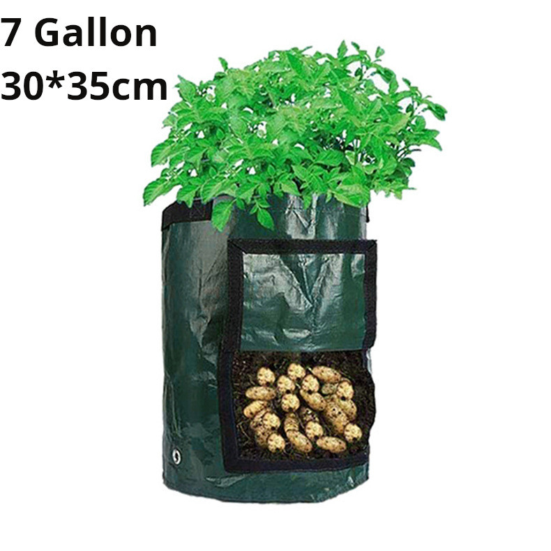 Kartulikasvatuskonteinerite kott Köögivilja terrass Tomatikott Istutusmasin Aiandus Paks istutuspott Vastupidavad seemned Aiatööriistad