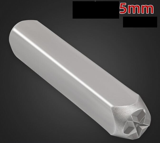 DIY Carving Cross Star Südame ehted Tembeldamine Tähestik LOGO Terastemplid Vormi märgistamise tööriist Punch Die For Nahast Sõrmus Käevõru