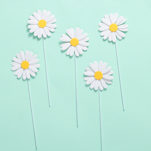 1 τμχ New INS Kids 1ο 2ο 3ο πάρτι γενεθλίων Daisy Hat Baby Girl Daisy Theme Party Καπέλο Διχτυωτό Διακοσμήσεις κεφαλής Atmosphere Props