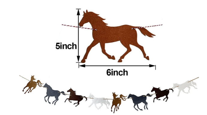 Hobusepeo sisustus Ühekordsed lauanõud Hobusepeotaldrikud Salvrätitopsid Hobuse sünnipäevabänner Ballon Hobuse sünnipäevapeotarbed