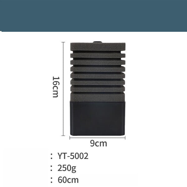 Pompă de aer cu filtru cu burete 3 în 1, echipament de purificare a apei de filtrare biochimică pentru iaz pentru acvariu