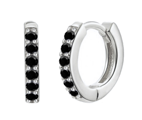 24 erinevat stiili valgest/värvilisest kivist titaanist/roostevabast terasest rõngaskõrvarõngad naistele meestele kullavärvi punk-kõrvarõngad kingitused