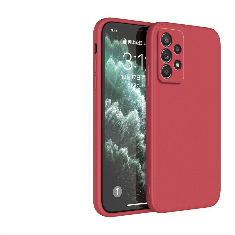 Osnovna telefonska maska za Samsung Galaxy A04S A22 A32 A42 A52 A52S A72 A13 A23 A33 A53 A73 5G Mekana tanka klasična maska od tekućeg silikona