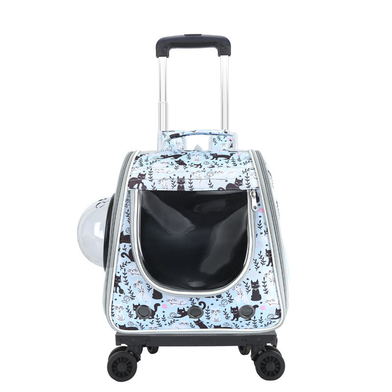 Cărucioare cu spațiu mare pentru animale de companie, câine, pisicuță, geantă portabilă de transport, rucsac de bagaje, genți pentru cărucior pentru câini, accesorii pentru pisici