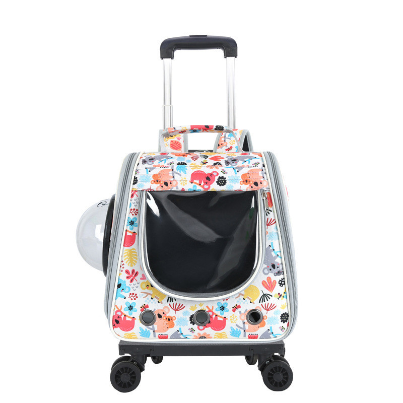 Cărucioare cu spațiu mare pentru animale de companie, câine, pisicuță, geantă portabilă de transport, rucsac de bagaje, genți pentru cărucior pentru câini, accesorii pentru pisici