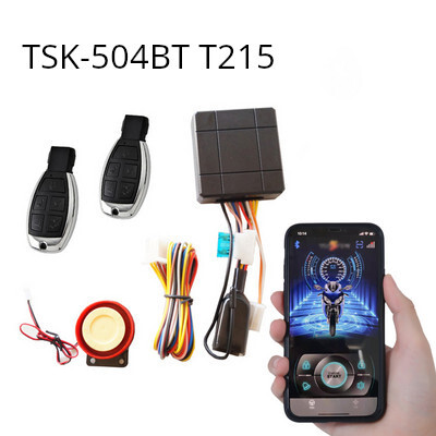 Išmanaus valdymo motociklo signalizacijos nuotolinio paleidimo beraktė mobilioji APP valdymo sistema Elektrinio variklio užrakto motociklo signalizacijos sirena