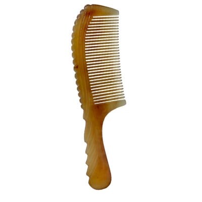Естествен гребен от овчи рог Антистатичен гребен Четки за масаж на коса със стандартни зъби