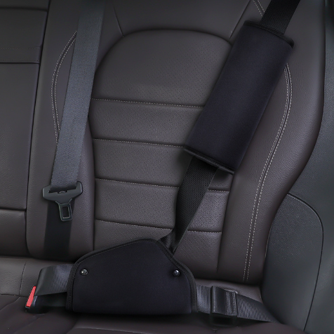 Предпазен колан за кола Протектор за рамо Детски регулируем позиционер Комфорт Универсални подложки за рамена Интериор на автомобила