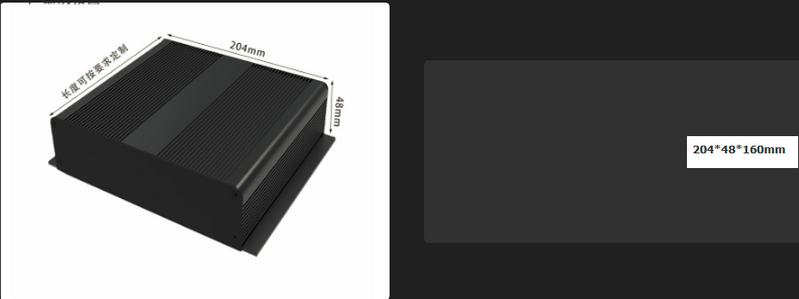 Alumīnija korpuss 147 * 41 * 100/150/155 mm ūdensnecaurlaidīga kaste, dalīta tipa korpuss elektroniskā kaste DIY barošanas korpusa instruments sudraba/melns