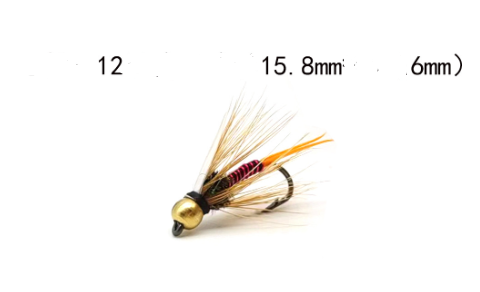 Bimoo 6 бр. Флуоресцентни бързо потъващи без боди волфрамова глава Jig Nymph Fly Euro Perdigon Nymphs Trout Fishing Fly Lures Примамки