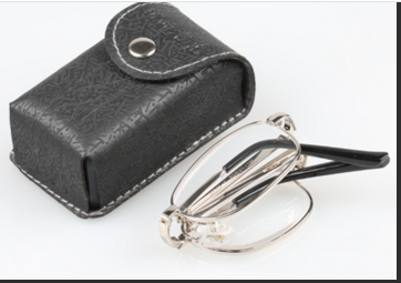 Zilead prijenosne metalne sklopive naočale za čitanje Ultralake muške poslovne naočale za dalekovidnost s nasumičnim kućištem +0,5 do +4,0