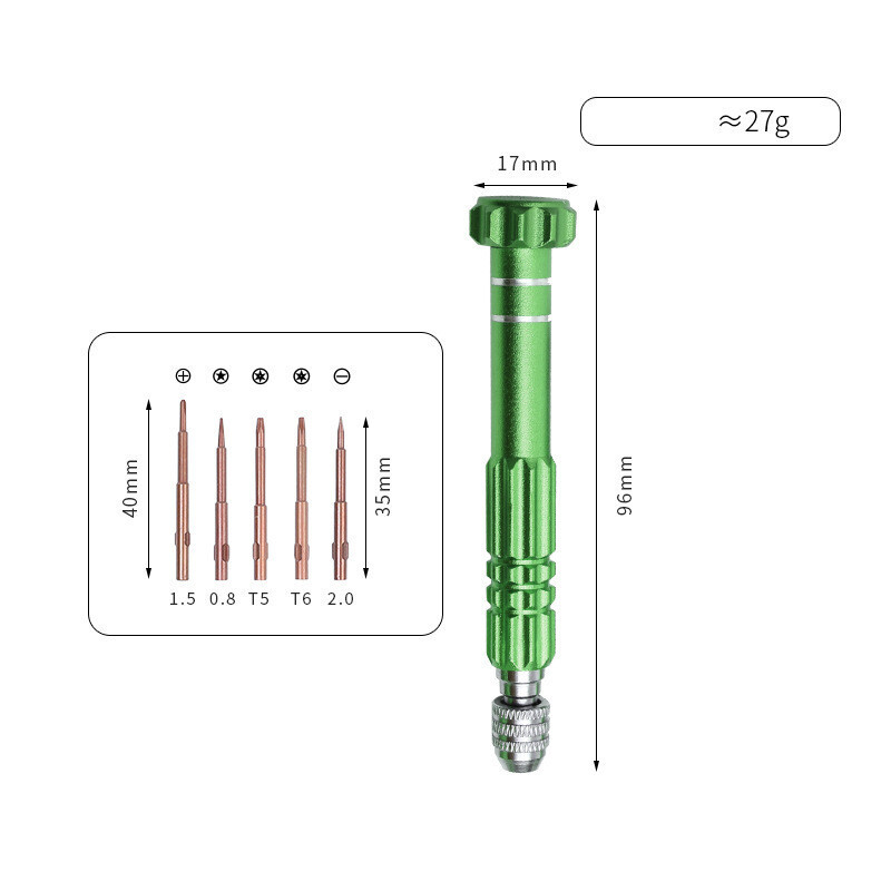 5 vienā Briļļu skrūvgriezis Daudzfunkciju rokas instrumenti Brilles Skrūvgriezis Saulesbrilles Pulksteņa tālruņa remonta komplekts