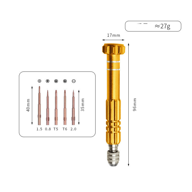 5 vienā Briļļu skrūvgriezis Daudzfunkciju rokas instrumenti Brilles Skrūvgriezis Saulesbrilles Pulksteņa tālruņa remonta komplekts