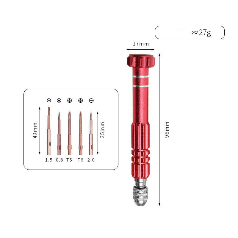 5 vienā Briļļu skrūvgriezis Daudzfunkciju rokas instrumenti Brilles Skrūvgriezis Saulesbrilles Pulksteņa tālruņa remonta komplekts