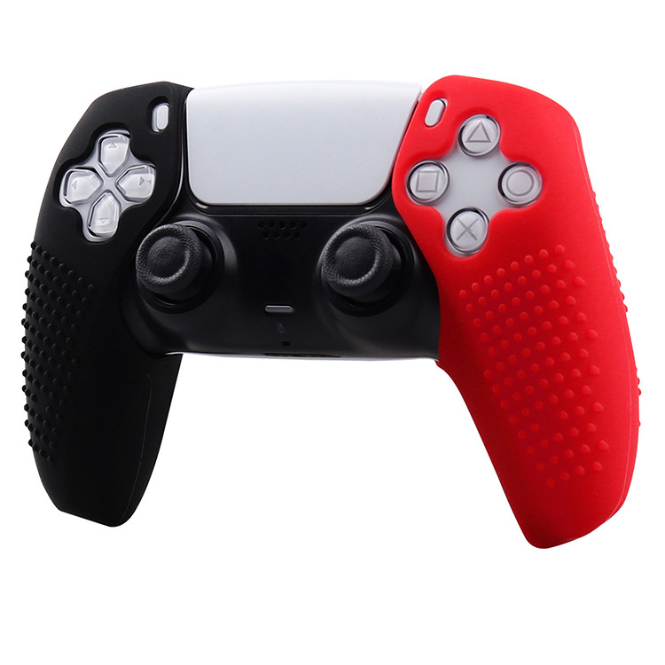 3D Studded Edition protuklizna zaštitna maska za PlayStation 5 PS5 kontroler Silikonska torbica Ručke za palac za Dualsense Mekana korica