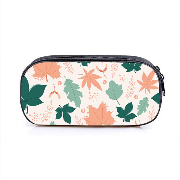 Kaedehara Kazuha Maple Pencil Case for Boys Gilrs Custom Genshin Impact Anime Game Голям капацитет Химикалка Кутия Чанта Ученически пособия