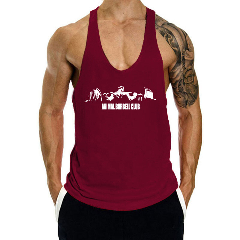 muške majice bez rukava majica za teretanu majica bez rukava fitness odjeća prsluk bez rukava pamuk za muškarce canotte bodybuilding ropa hombre muška odjeća