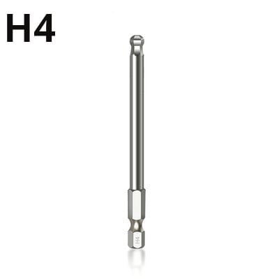 Εξάγωνο μύτη κατσαβιδιού με σφαίρα από κράμα χάλυβα 65 mm H2 H2.5 H3 H4 H5 H6 H8 Μαγνητική μύτη οδήγησης για οικιακά εργαλεία χειρός αυτοκινήτου