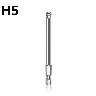 Εξάγωνο μύτη κατσαβιδιού με σφαίρα από κράμα χάλυβα 65 mm H2 H2.5 H3 H4 H5 H6 H8 Μαγνητική μύτη οδήγησης για οικιακά εργαλεία χειρός αυτοκινήτου