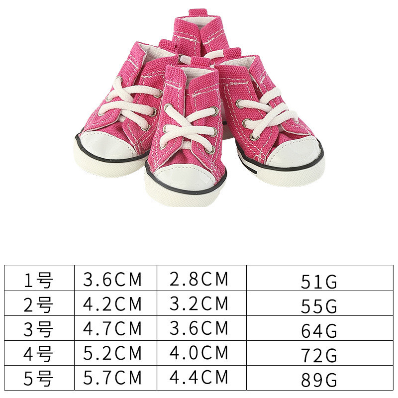 Moodne armas vabaaja stiil libisemisvastane väikestele koertele, kassidele Hingavad lemmikloomade teksakingad Koerajalatsid Lemmikloomapapud Kutsika tossud