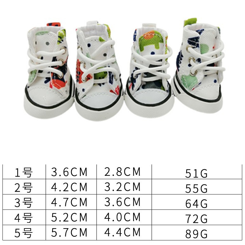 Moodne armas vabaaja stiil libisemisvastane väikestele koertele, kassidele Hingavad lemmikloomade teksakingad Koerajalatsid Lemmikloomapapud Kutsika tossud