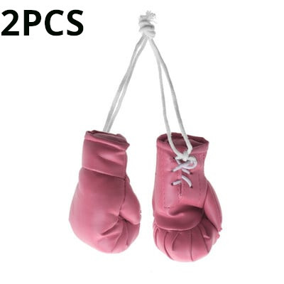 Mini Boxing Gloves Miniature Punching Gloves Κρεμαστό μενταγιόν αυτοκινήτου Κρεμαστό γάντια του μποξ Μοντέλο Διακόσμηση Καθρέφτες οπισθοπορείας Styling