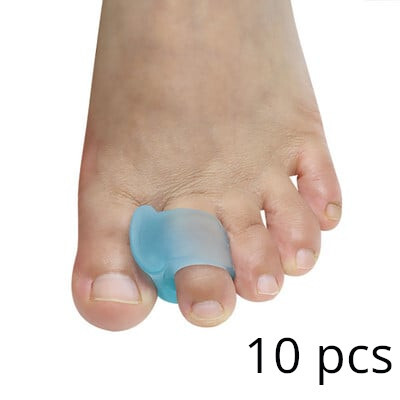 Pexmen 2/4/10Pcs Soft Gel Toe Separators Toe Spacers Bunion Corrector για επικάλυψη Hallux Valgus και Hammertoe Foot Care Tool