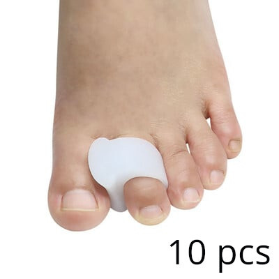 Pexmen 2/4/10Pcs Soft Gel Toe Separators Toe Spacers Bunion Corrector για επικάλυψη Hallux Valgus και Hammertoe Foot Care Tool