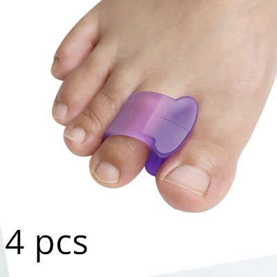 Pexmen 2/4/10Pcs Soft Gel Toe Separators Toe Spacers Bunion Corrector για επικάλυψη Hallux Valgus και Hammertoe Foot Care Tool