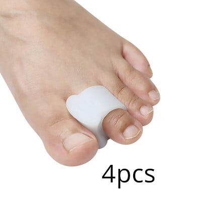Pexmen 2/4/10Pcs Soft Gel Toe Separators Toe Spacers Bunion Corrector για επικάλυψη Hallux Valgus και Hammertoe Foot Care Tool