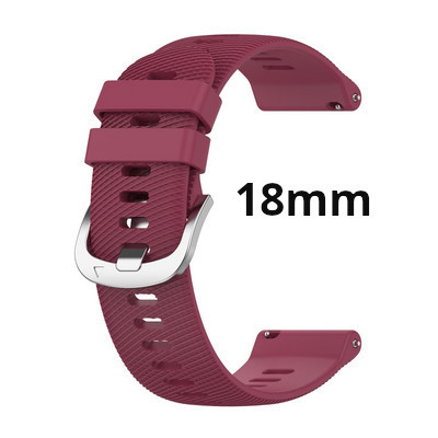 H8WA 18 mm-es szilikon óraszíj vízálló csuklópánt csuklópánt öv ID205U/ID205S/ID205L/ID216-hoz